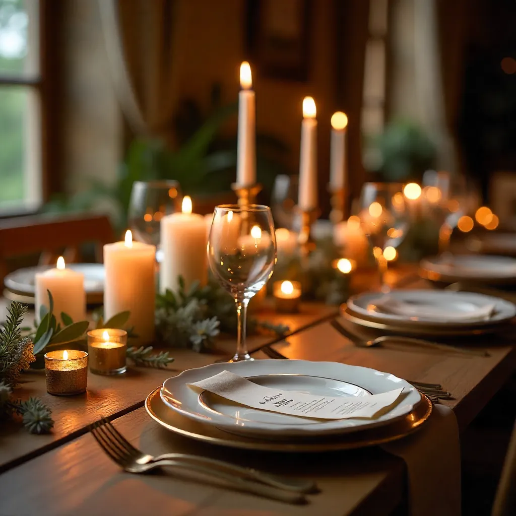 Beautifully arranged event setup